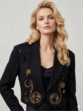 Vintage 80s Suzelle Matador Bolero Jacket